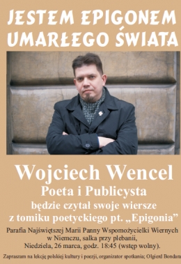 Wojciech Wencel „Epigonia” - Wiersze poza czasem