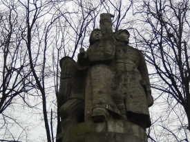 Zdemontowany pomnik Polsko-Radzieckiego Braterstwa