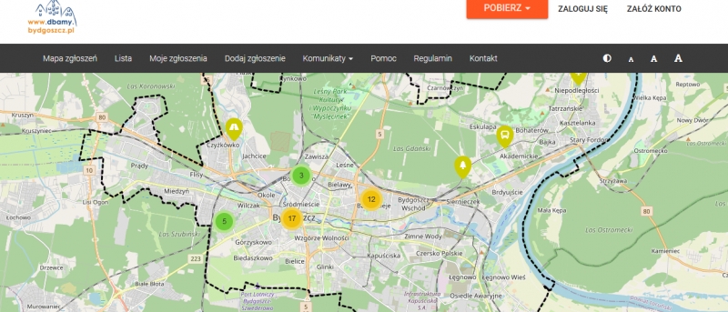 ,,Dbamy o Bydgoszcz” - aplikacja ma usprawnić kontakt obywateli z odpowiedzialnymi za Miasto