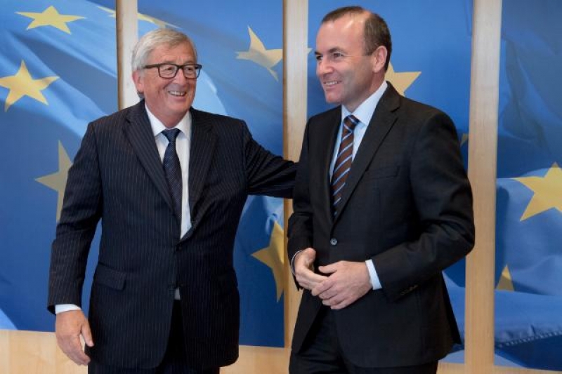 Jean-Claude Juncker i Manfred Weber