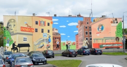 Przy ulicy Kilińskiego powstał mogący zachwycać mural