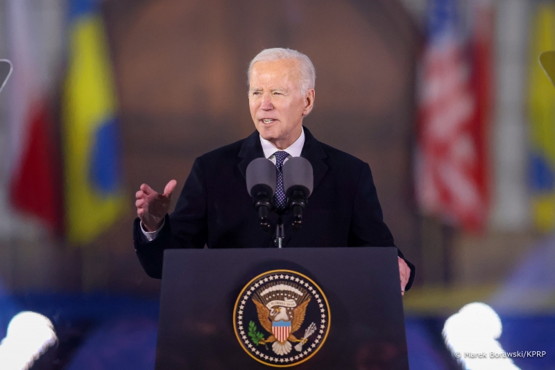Prezydent Biden w Warszawie o gwarancjach bezpieczeństwa dla Polski: To nasz święty obowiązek