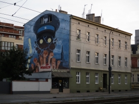 Mural poświęcony Bydgoskiemu Marcowi 1981 roku już przy Jagiellońskiej