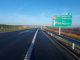 Droga S-5 w okolicach Żnina jeszcze nie otwarta