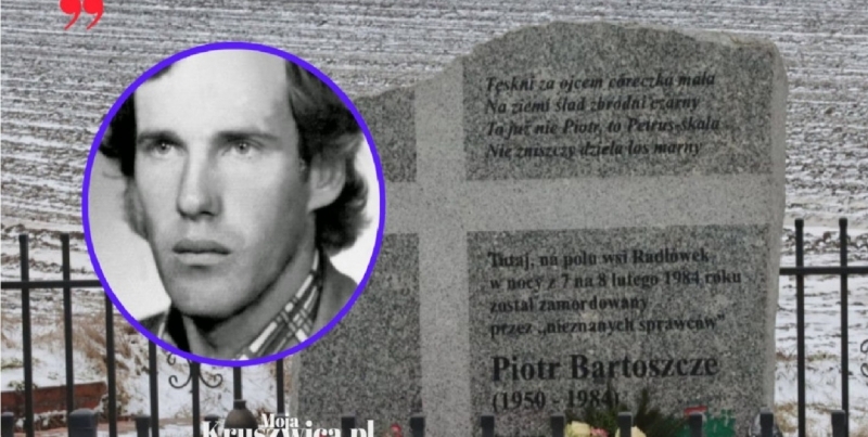 40 lat temu zginął Piotr Bartoszcze