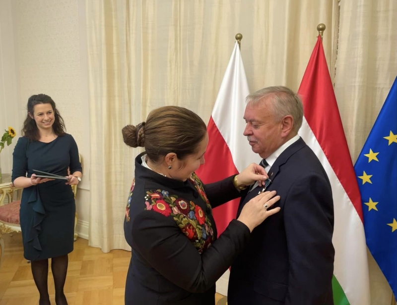 Konsul honorowy Węgier z wysokim odznaczeniem państwowym