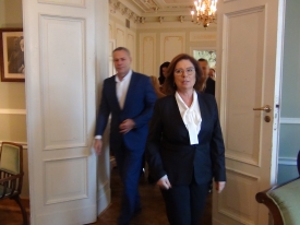 Pod Bydgoszczą wicemarszałek Sejmu przedstawiała swoją wizję prezydentury
