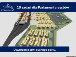 Pełnomocnik marszałka ds. dróg wodnych nie zgadza się na ,,suchy port” w Bydgoszczy