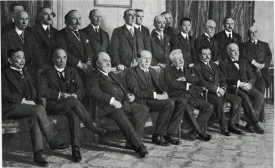 Członkowie Komisji Ligii Narodów w Paryżu w 1919 roku