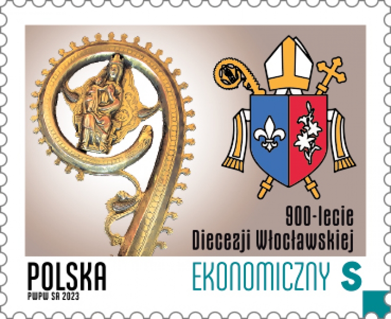 Diecezja Włocławska ma 900 lat. Poczta Polska emituje specjalny znaczek