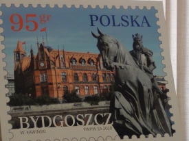 Po 74 latach Poczta Polska ponownie wydaje znaczek poświęcony Bydgoszczy